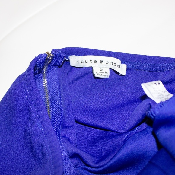 Haute Monde | Strapless Jumpsuit | Royal Blue | Small - Picture 8 of 9